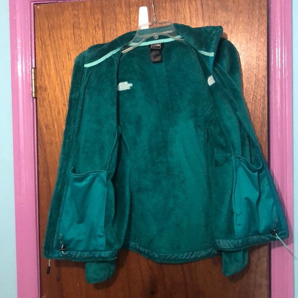 Teal Full Zip North Face Jacket - Picture 2 of 3